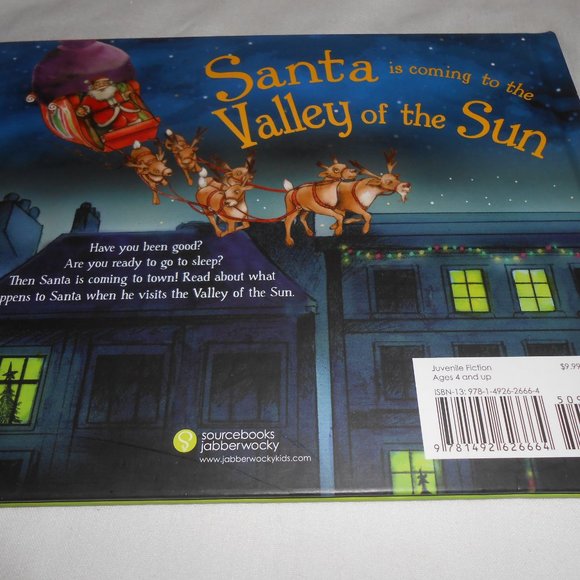 New kids Santa  🎅 is coming to the Valley of the Sun Arizona HC Book 📘 4+ - Picture 2 of 11